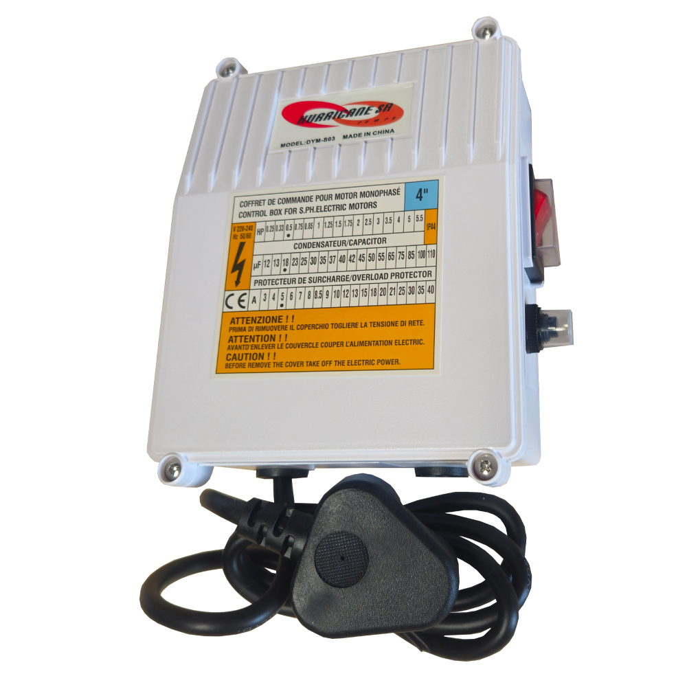 4" Standard Control Box 220V 0.37KW