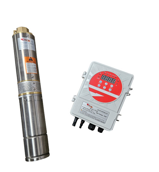 4DP5-48-48-600 DC SOLAR KIT 4'' DC ONLY BRUSHLESS 600W (PUMP, MOTOR, CONTROLLER)