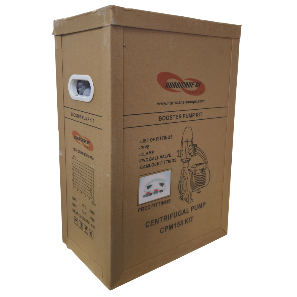 Centrifugal Pump Kit 220V 0.75KW with Controller & Tank Fittings Box (CPM158-KIT)